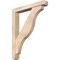 Ekena Millwork Funston Craftsman Smooth Bracket w/ Offset Brace, Douglas Fir, 5 1/2"W x 36"D x 44"H BKT0604X36X44FST04SDF - alternate 1
